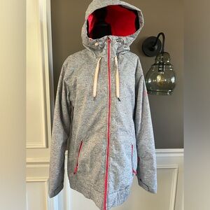 Roxy Dry flight 10k Full Zip Hooded Winter Ski Coat Woman's Size XL